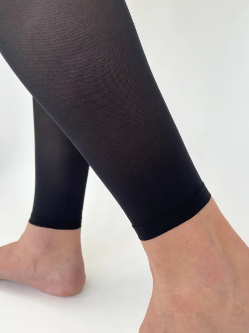 Stödstrumpbyxor Microfiber Svart
