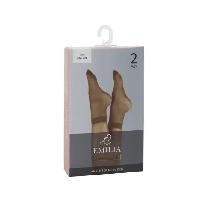 2-Pack Emilia Tan Nylonstrumpor 20d - Image #1