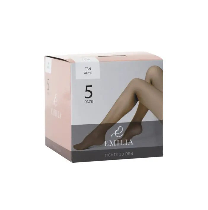 5-Pack Emilia Solbruna Strumpbyxor 20d - Image #1