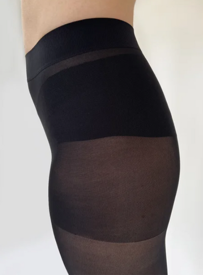 Stödstrumpbyxor Microfiber Svart