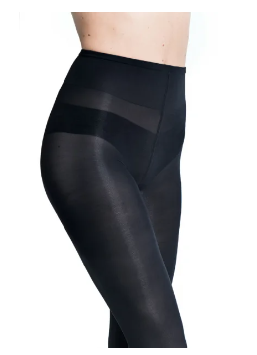 Stödstrumpbyxor Microfiber Svart