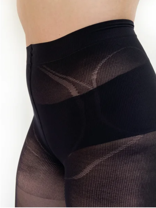 Stödstrumpbyxor Nylon Svart