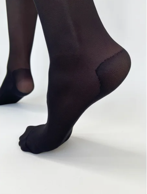 Stödstrumpbyxor Nylon Svart