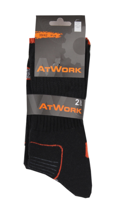 At Work Arbetssocka Grov 2-pack