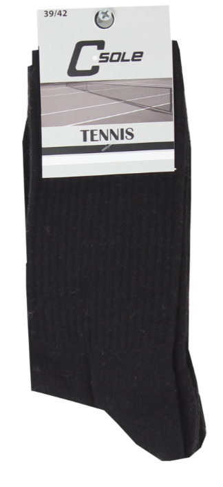 Tennisstrumpor 2-pack Svart