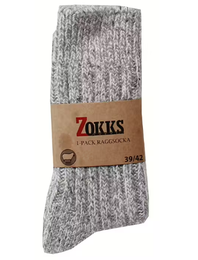 Zokks Raggsocka Grå