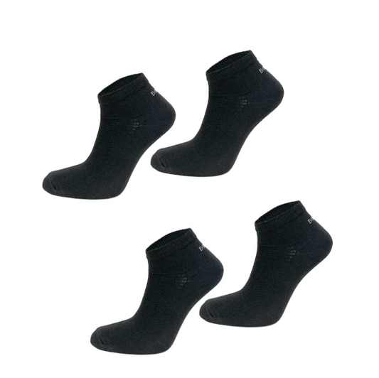 BOLA Running Svart/Vit, ankelstrumpor, 2-pack, dam/herr