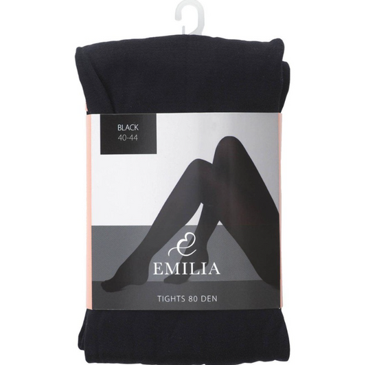 Emilia Svarta Strumpbyxor 80d
