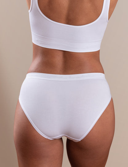Emilia Seamless Trosa Bambu Vit